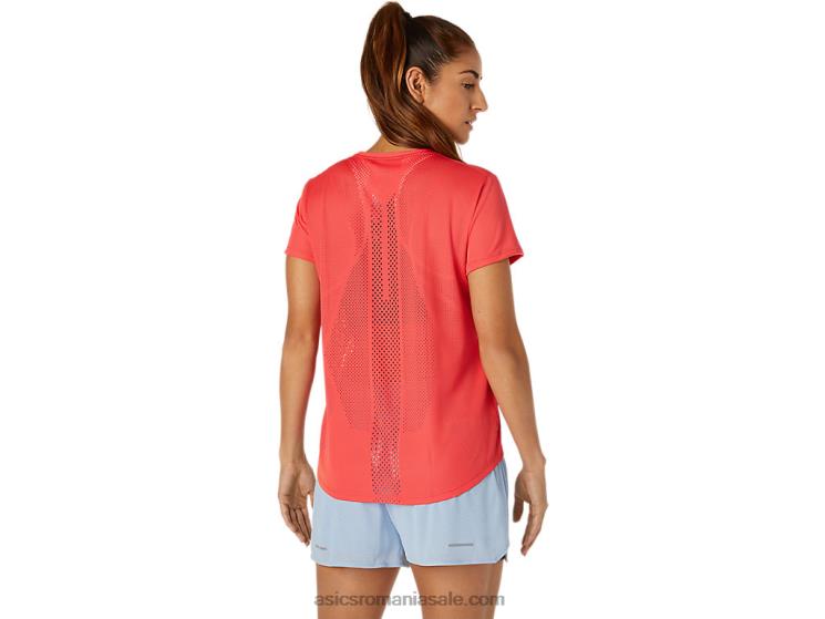 Asics grapefruit roz bluză de damă cu mânecă scurtă ventilată ZF4643818