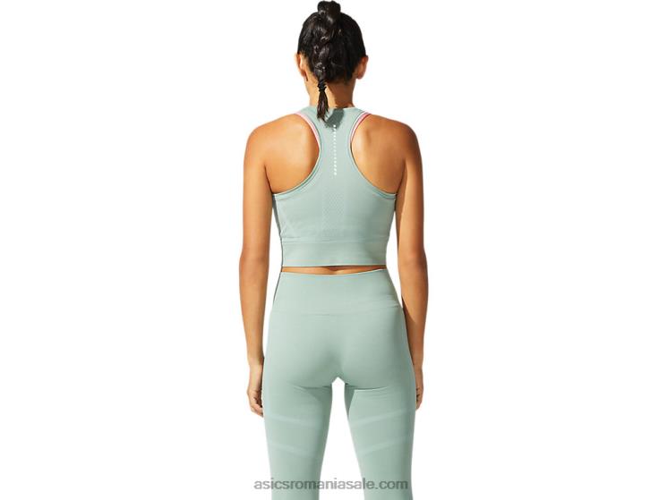 Asics gri ardezie top fără cusături pentru femei ZF4643974