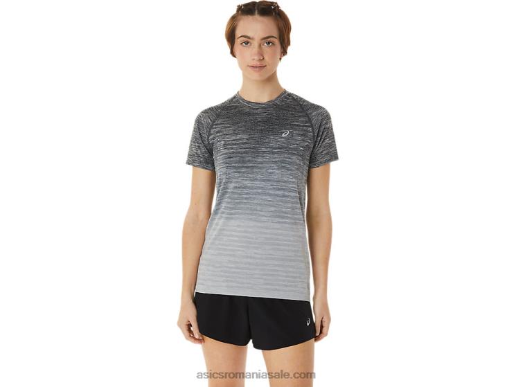 Asics gri purtător/gri ghețar top de damă fără cusături cu mânecă scurtă ZF4643006
