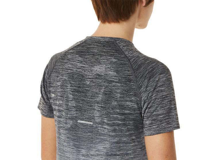 Asics gri purtător/gri ghețar top de damă fără cusături cu mânecă scurtă ZF4643006