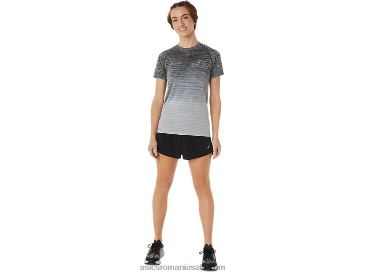 Asics gri purtător/gri ghețar top de damă fără cusături cu mânecă scurtă ZF4643006