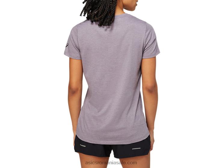 Asics lavanda/gri damă xg cu mânecă scurtă cu decolteu în V ZF4644156