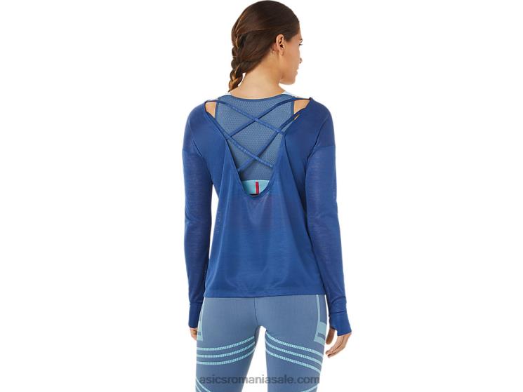 Asics marele rechin top de damă cu mânecă lungă cu spatele deschis ZF4643361