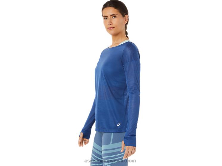 Asics marele rechin top de damă cu mânecă lungă cu spatele deschis ZF4643361
