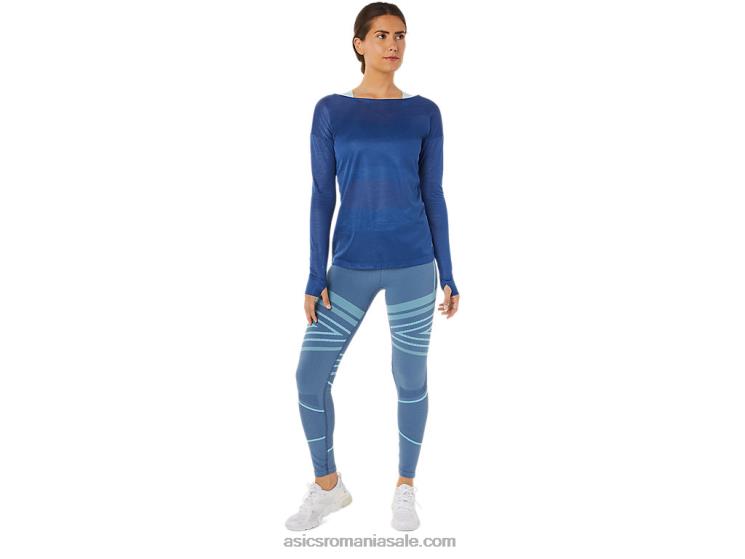 Asics marele rechin top de damă cu mânecă lungă cu spatele deschis ZF4643361