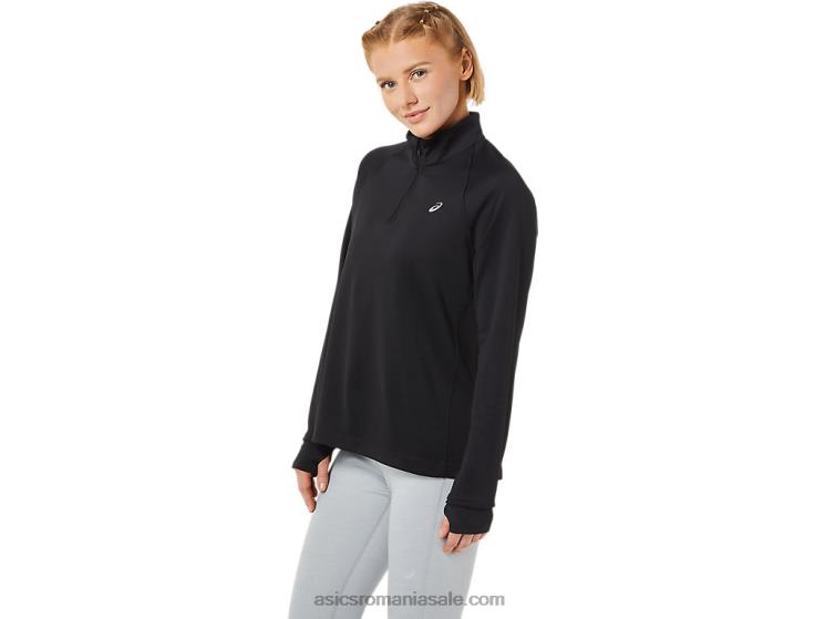 Asics negru de performanță termopolis dama fermoar 1/4 ZF4643636
