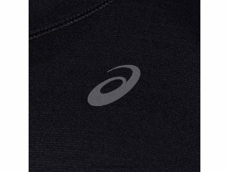 Asics negru de performanță top crop cu mânecă scurtă pentru femei ZF4644142