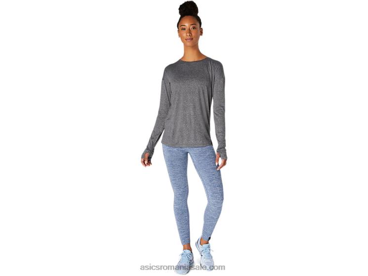 Asics negru de performanță top de dama cu maneca lunga ZF4643674