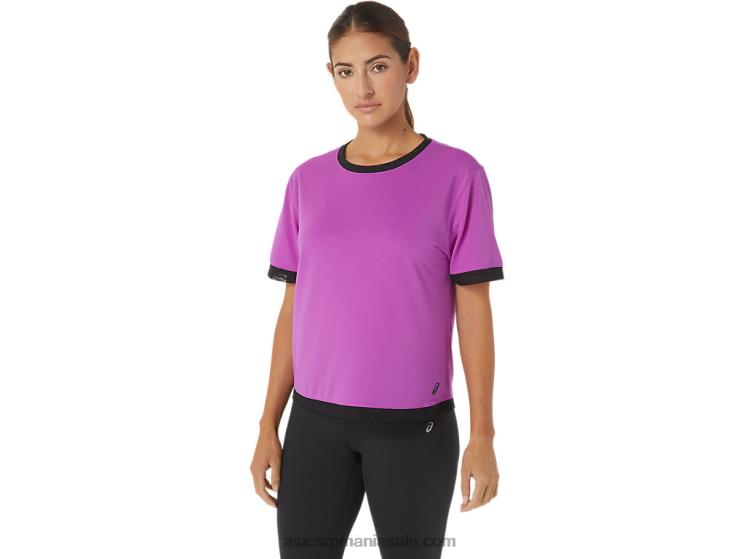 Asics orhidee mânecă scurtă din plasă Kate pentru femei ZF4642748