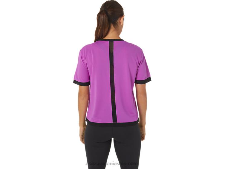 Asics orhidee mânecă scurtă din plasă Kate pentru femei ZF4642748