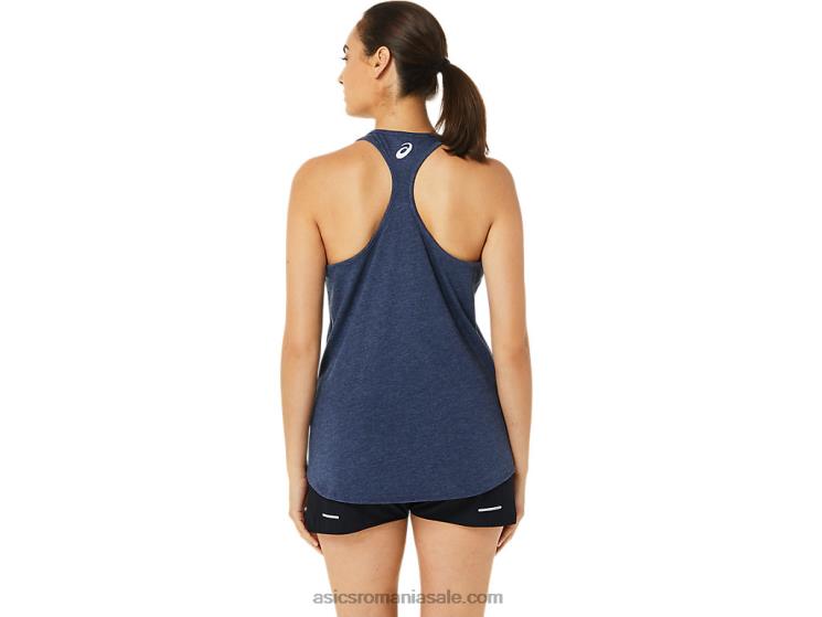 Asics peaton heather spirală pentru femei a stele și dungi cu mânecă scurtă ZF4643186