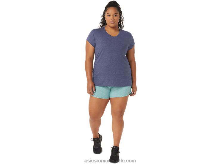 Asics peaton heather top de damă negru cu decolteu în v ZF4643921