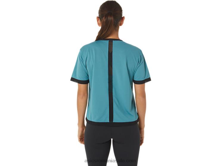 Asics pin cețos mânecă scurtă din plasă Kate pentru femei ZF4642840