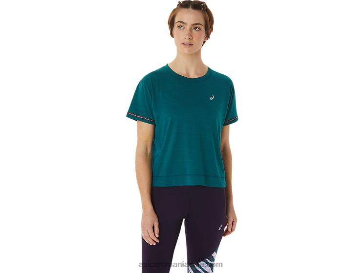 Asics pin de catifea crop top de rasă pentru femei ZF4643091
