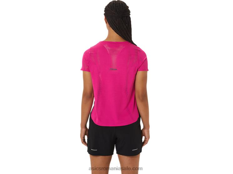 Asics rave roz top cu mânecă scurtă ventilate actibreeze pentru femei ZF4642530
