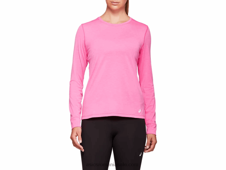 Asics roz glo heather top dorai cu mânecă lungă de damă ZF4644047