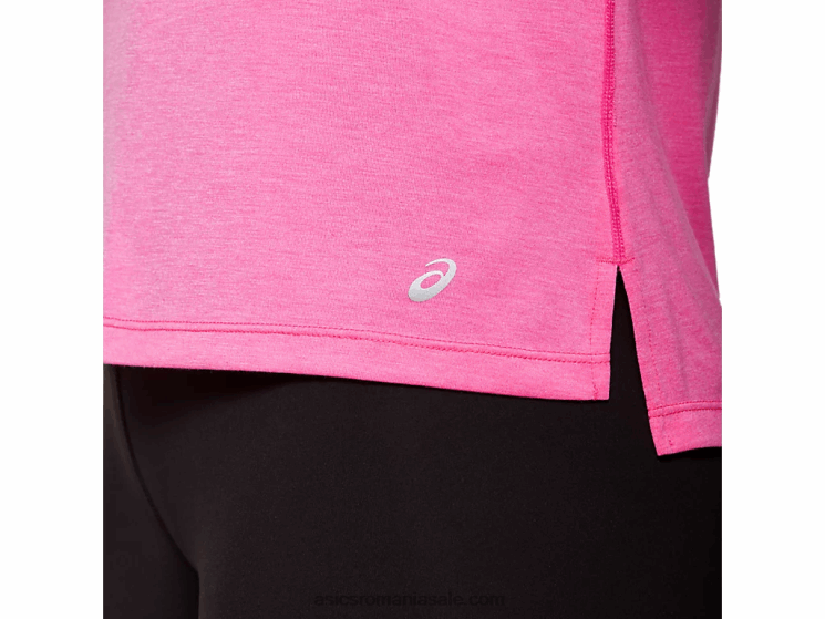 Asics roz glo heather top dorai cu mânecă lungă de damă ZF4644047