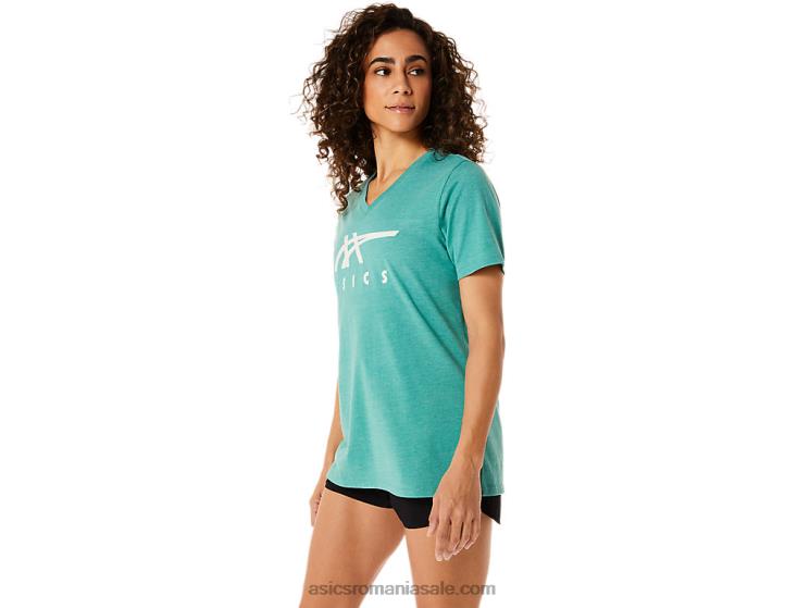 Asics salvie heather damă dungi cu decolteu în V ZF4642831