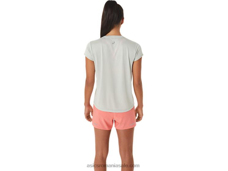 Asics salvie usoara bluză cu mânecă scurtă cu logo Fujitrail pentru femei ZF4642510