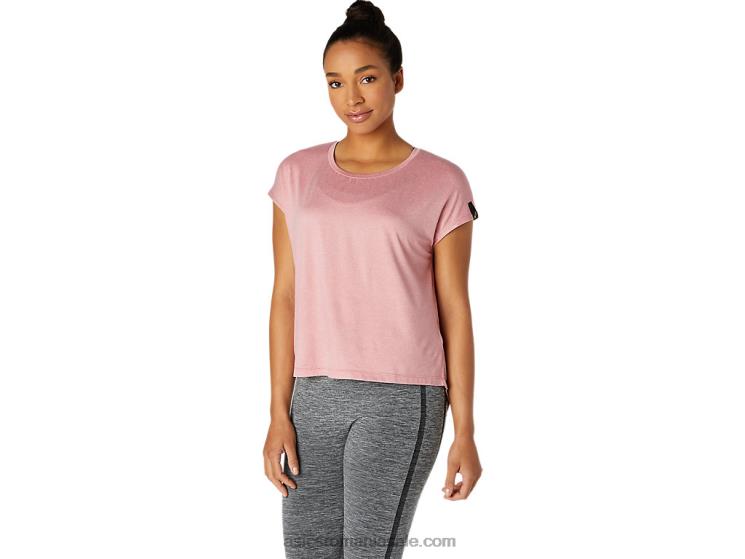 Asics trandafir afumat top de dama cu maneca scurta ZF4643668