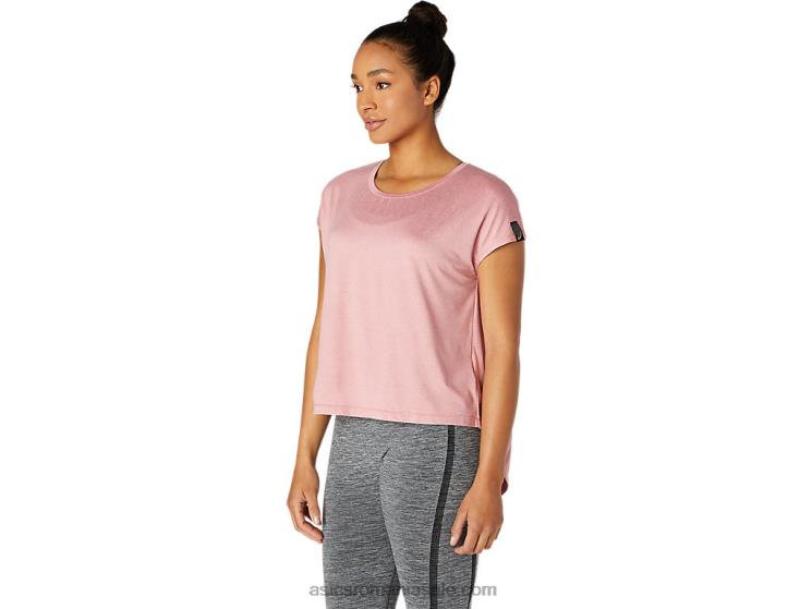 Asics trandafir afumat top de dama cu maneca scurta ZF4643668