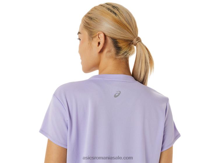 Asics vapori bluză cu mânecă scurtă cu logo Fujitrail pentru femei ZF4643074