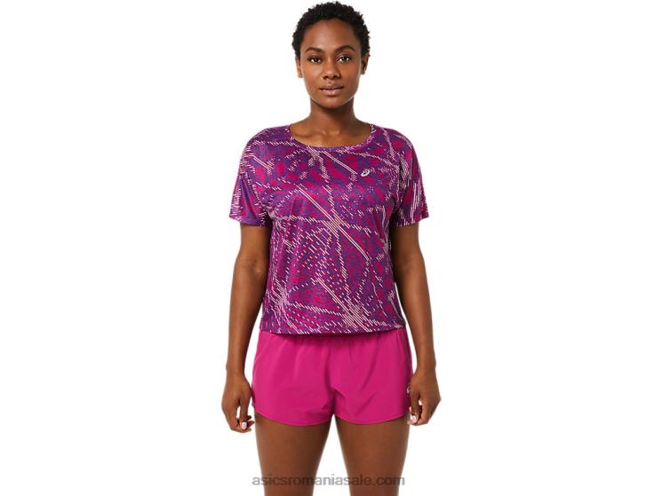 Asics yo zakura aop top de damă cu mânecă scurtă Sakura ZF4643329