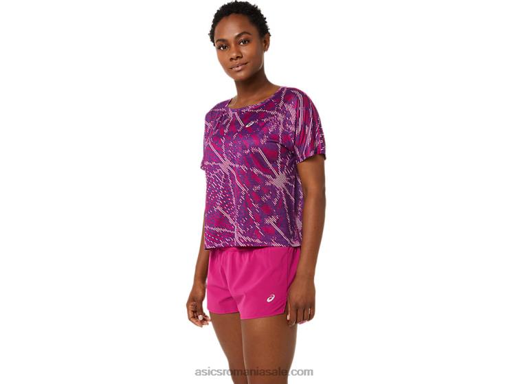 Asics yo zakura aop top de damă cu mânecă scurtă Sakura ZF4643329