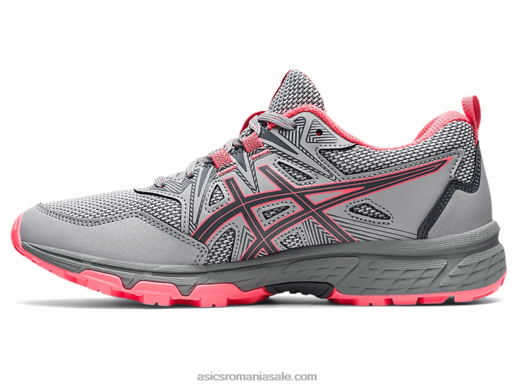 Asics gri piemont/coral aprins gel-venture 8 ZF4643611