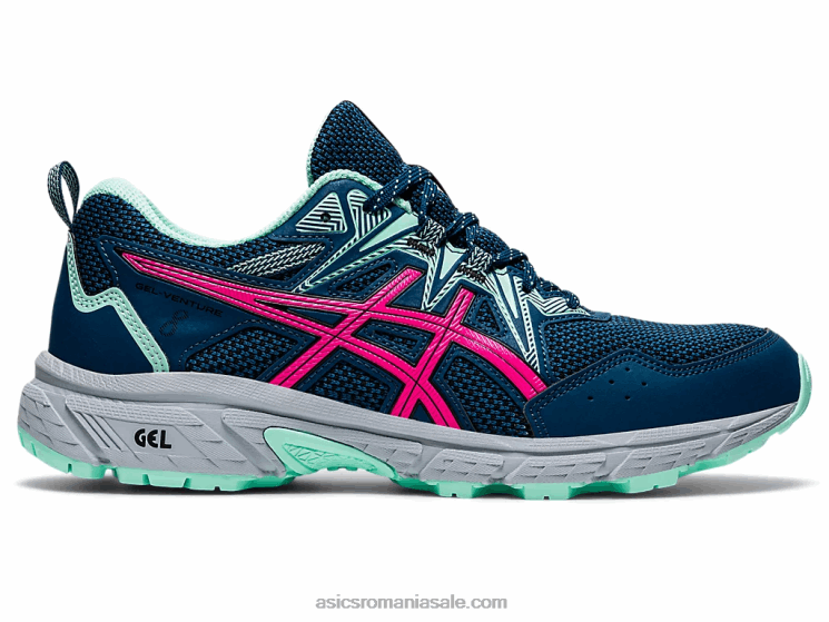 Asics mako albastru/roz glo gel-venture 8(d) ZF4643559
