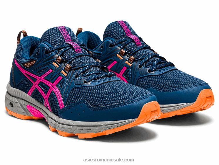 Asics mako albastru/roz glo gel-venture 8 latime ZF4643919