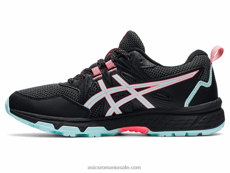 Asics negru/albastru clar gel-venture 8 ZF4643610