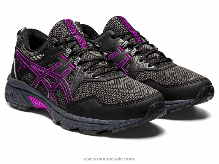 Asics negru/orhidee gel-venture 8 ZF4642710