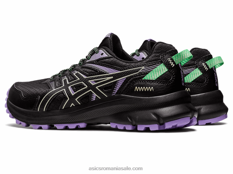 Asics negru/verde șoaptă cercetător traseu 2 ZF4642421