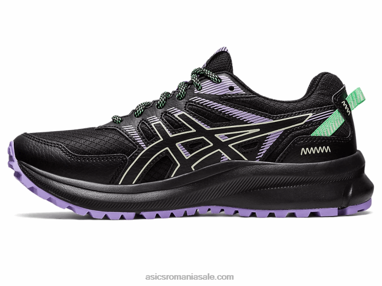 Asics negru/verde șoaptă cercetător traseu 2 ZF4642421