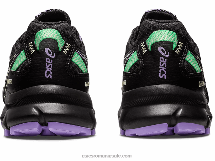 Asics negru/verde șoaptă cercetător traseu 2 ZF4642421