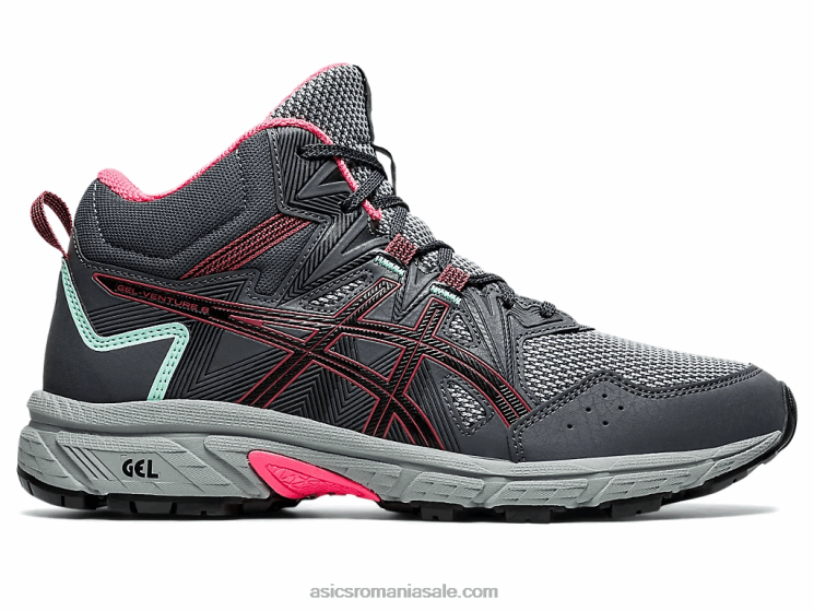 Asics purtător gri/trandafir uscat gel-venture 8 mt ZF4643697