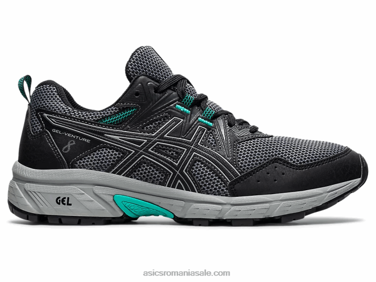 Asics rocă neagră/foaie gel-venture 8 latime ZF4643946