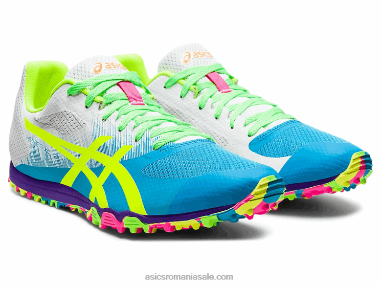Asics digital aqua/safety yellow hiper xc 2 ZF4641665