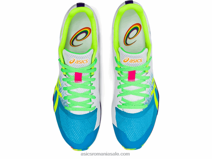 Asics digital aqua/safety yellow hiper xc 2 ZF4641665