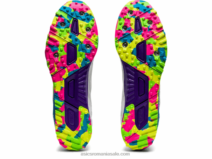 Asics digital aqua/safety yellow hiper xc 2 ZF4641665