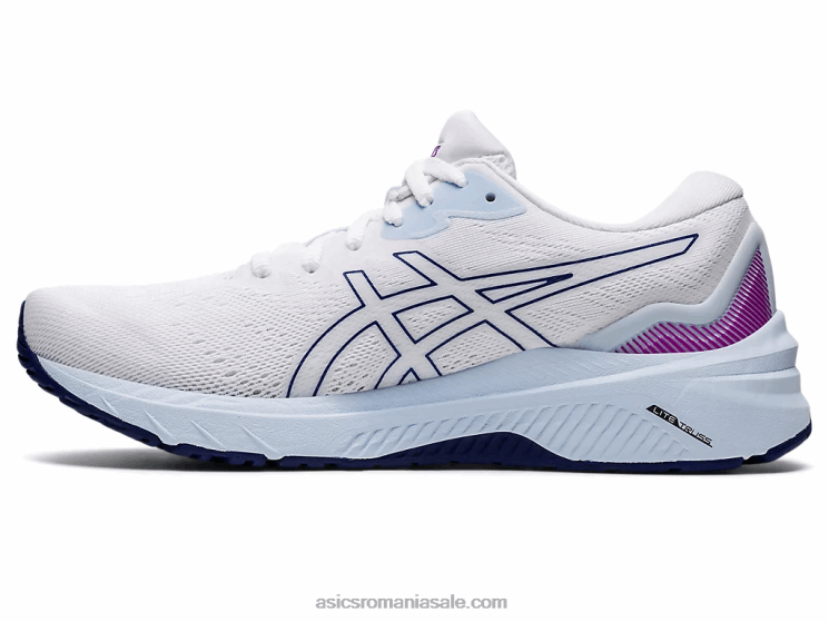 Asics alb/albastru scufundat gt-1000 11 lățime ZF4642878