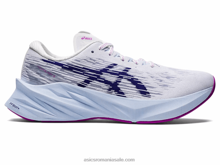 Asics alb/albastru scufundat novablast 3 ZF4642887