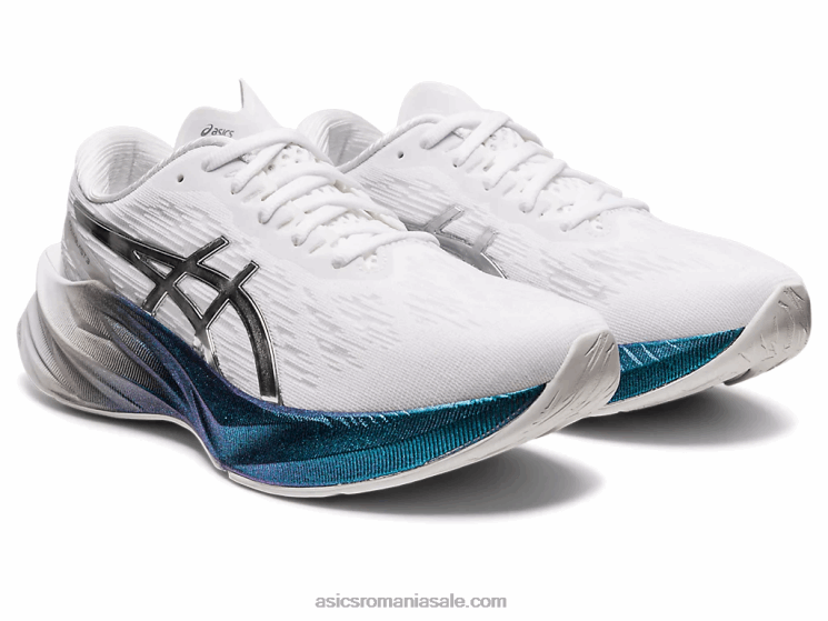 Asics alb/argint pur novablast 3 platină ZF4642897