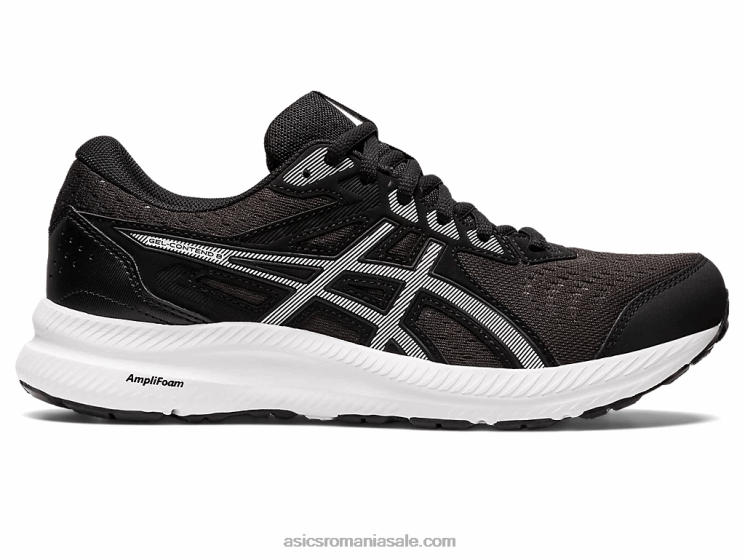 Asics alb negru conținut de gel 8 ZF4642684