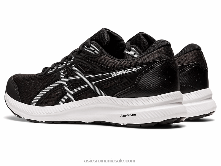 Asics alb negru conținut de gel 8 ZF4642684