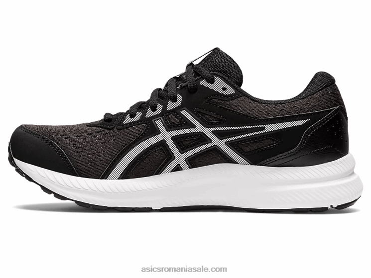Asics alb negru conținut de gel 8 ZF4642684