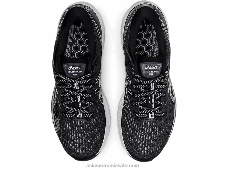 Asics alb negru gel-kayano 28 lățime ZF4643868