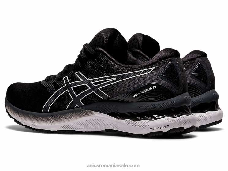 Asics alb negru gel-nimbus 23 lățime ZF4644011