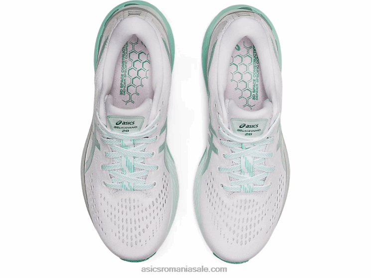 Asics alb/verde oaza gel-kayano 28 ZF4643538